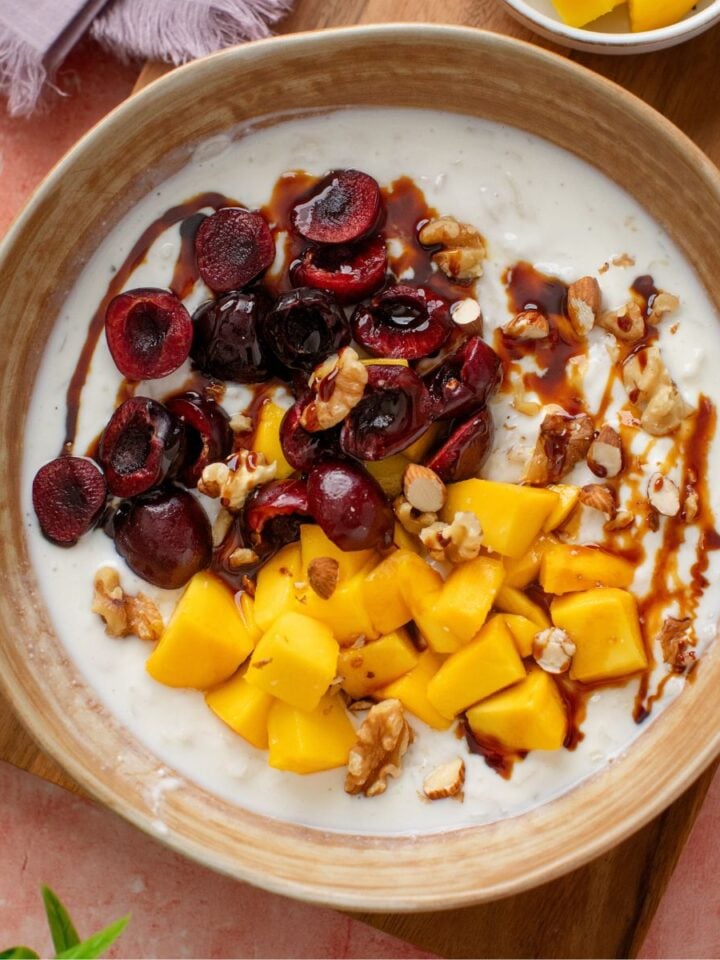 Sweet Dahi Poha Featured Image.