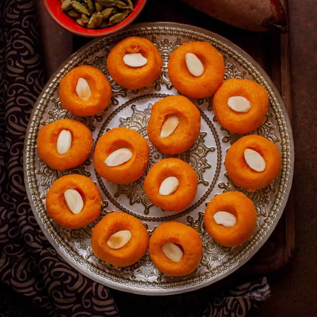 Sweet Potato Milk Peda