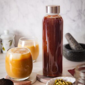 DIY chai concentrate featured image.