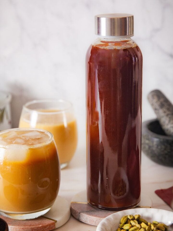 DIY chai concentrate featured image.
