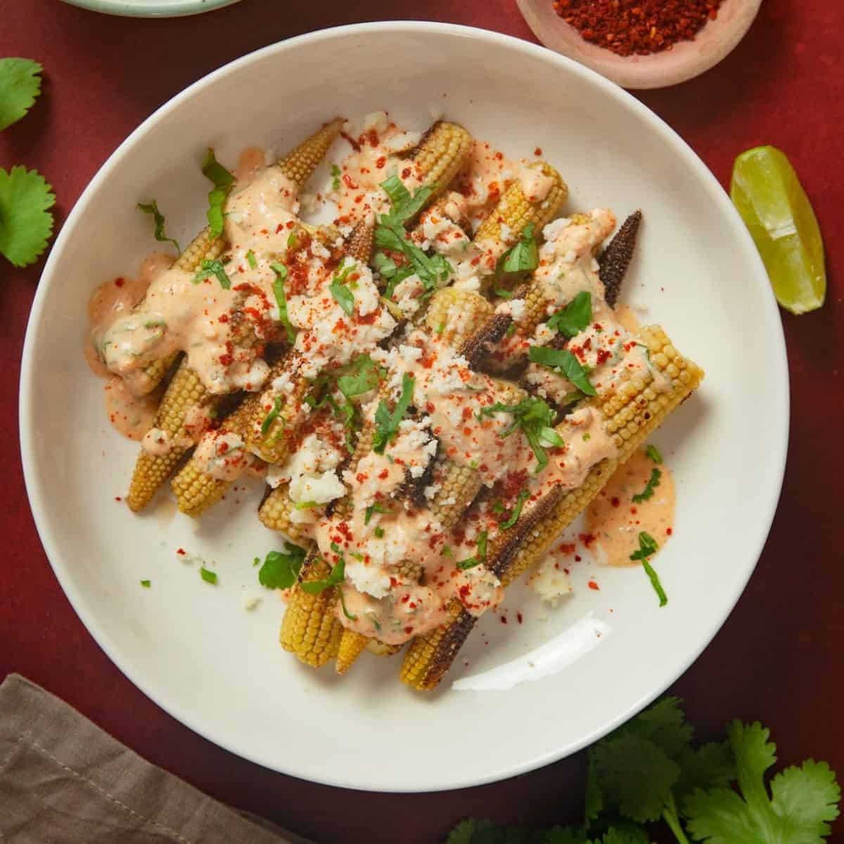 Baby Corn Elote (No Mayo)-image