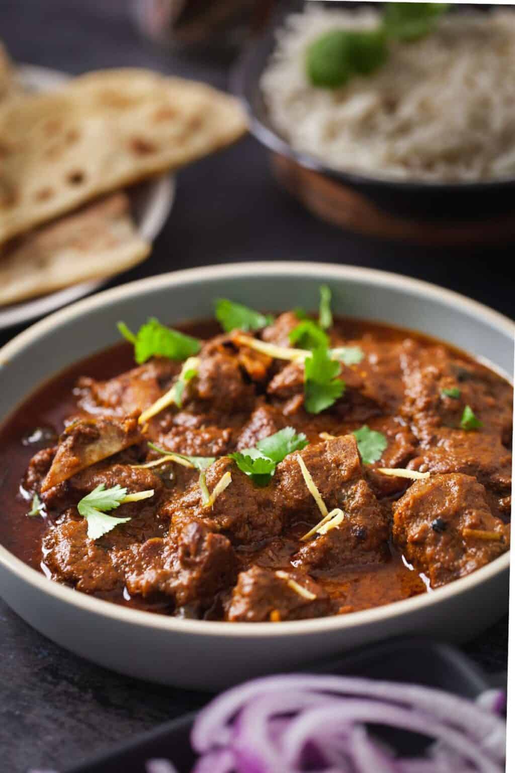 Tender Indian Goat Curry Recipe (Mutton Curry) Sinfully Spicy