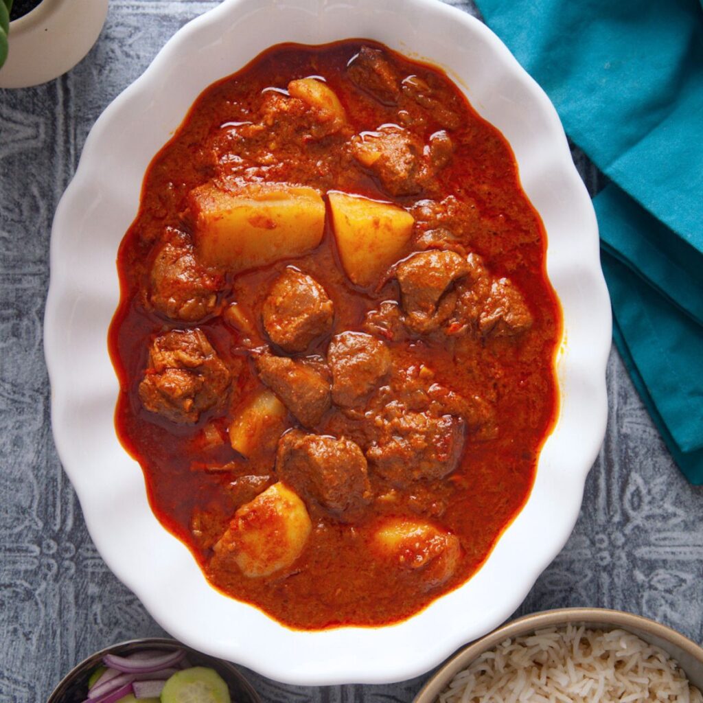 Aloo Gosht - Sinfully Spicy