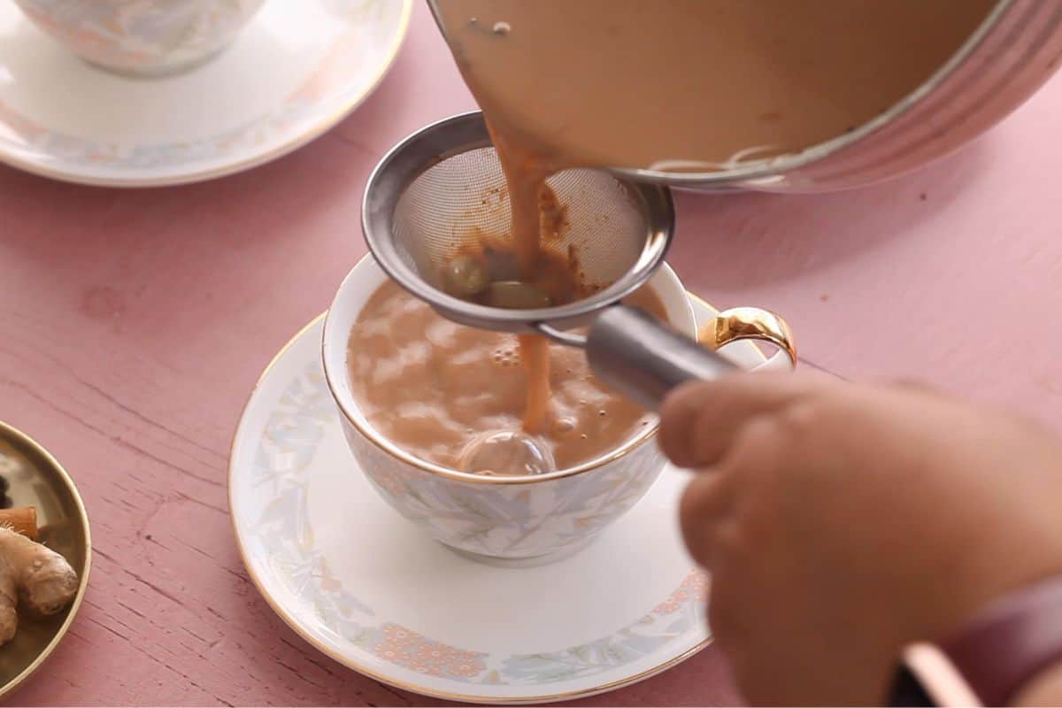 Bold Indian Style Masala Chai  Spiced Milk Tea  - 93
