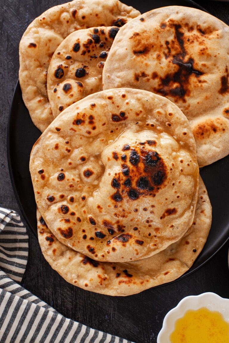 Basic Roti Toi Whole Wheat Tandoori Roti (Stove top) - Sinfully Spicy