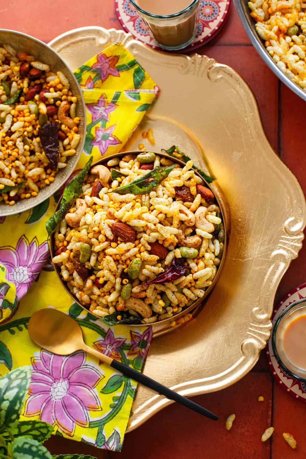 Murmura Chivda Recipe  With Millets  - 49