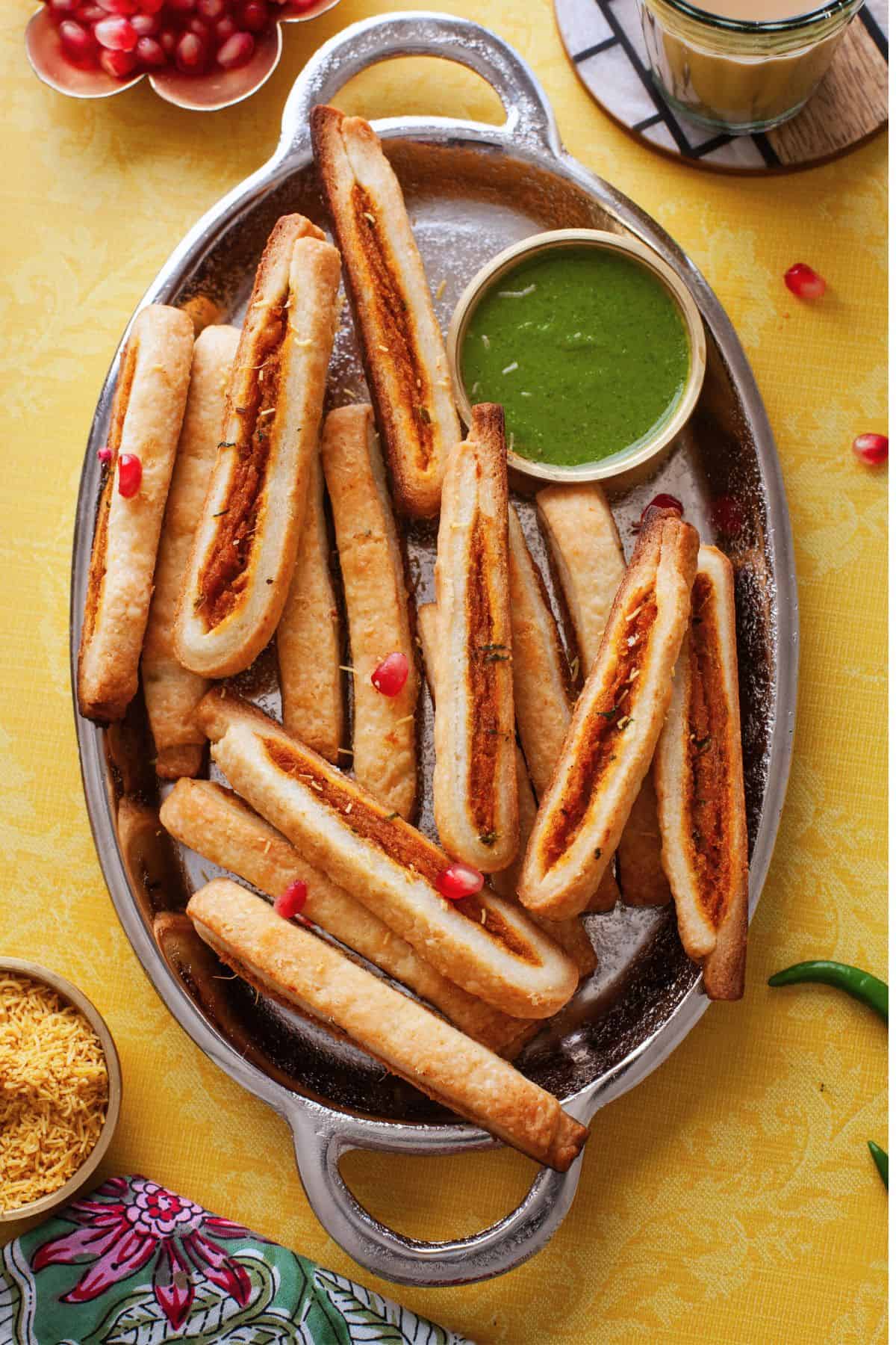 Samosa Pie Sticks  Easy   Fun to Make   - 61