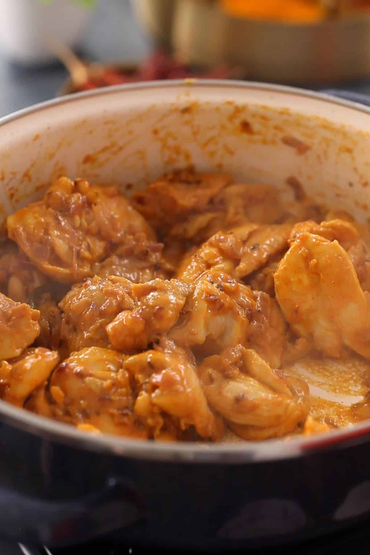 Authentic Indian Kadai Chicken  Boneless Thighs  - 42