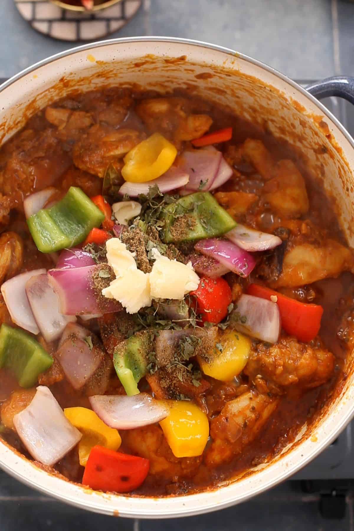 Authentic Indian Kadai Chicken  Boneless Thighs  - 3