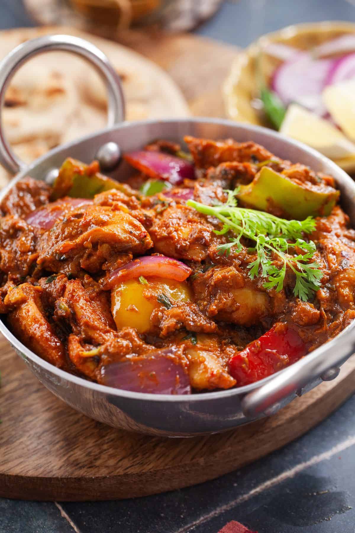 Authentic Indian Kadai Chicken  Boneless Thighs  - 97
