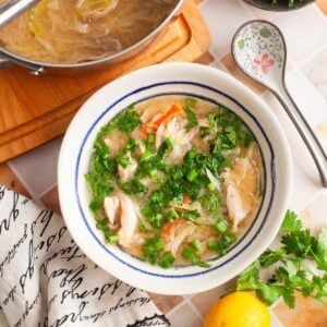 Chicken Soup With Cilantro Featured Image.