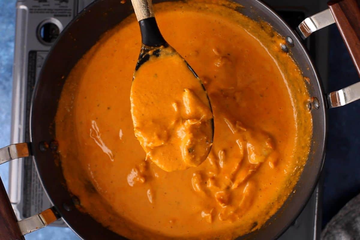 Butter Chicken is ready.