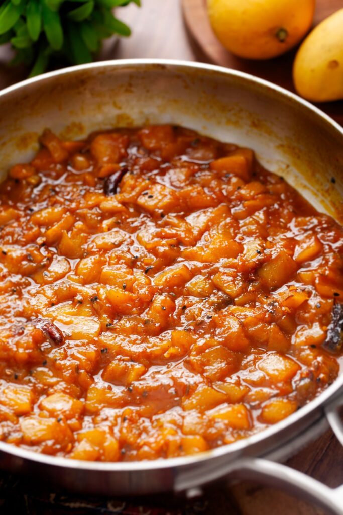 Homemade Mango Chutney (Sweet & Spicy) - Sinfully Spicy