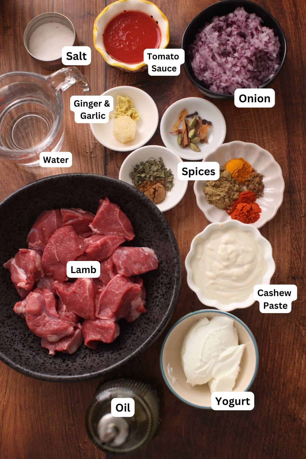 Restaurant-Style Lamb Korma (Rich & Creamy) 4 Ingredients Needed To Make Lamb Korma.