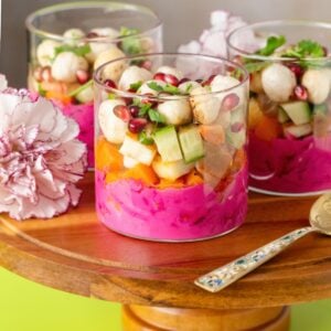 Layered Chaat Cups Featured Image.