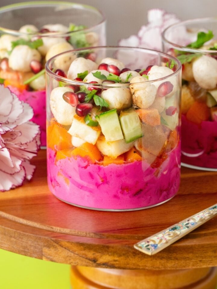 Layered Chaat Cups Featured Image.